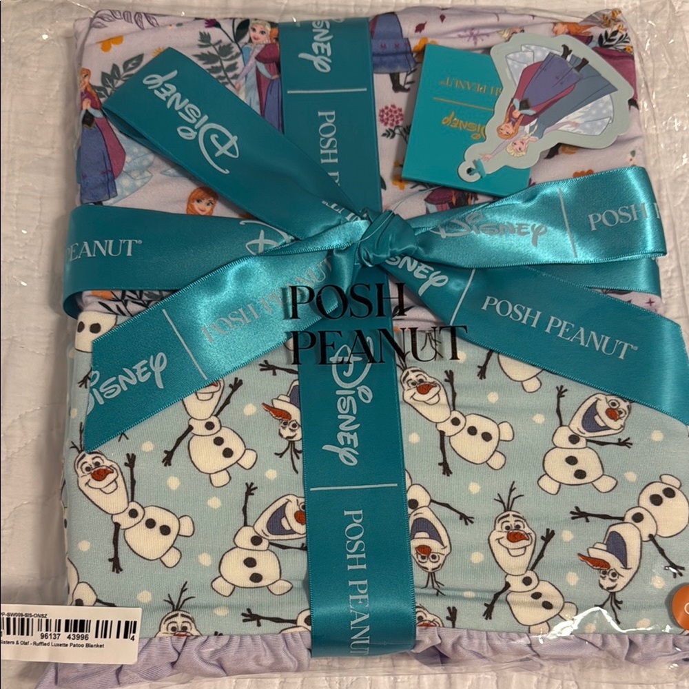 NIB Posh Peanut Frozen Sisters & Olaf Ruffled Luxette Patoo